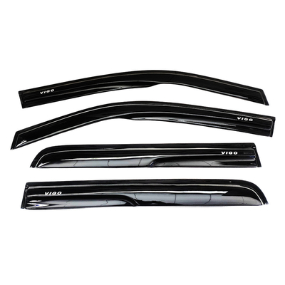 Sports ACRYLIC PMMA For Toyota HILUX VIGO 2008-2012 Car Door Sun Shade Window Visor Sun Rain Shield Wind Deflector AIR PRESS