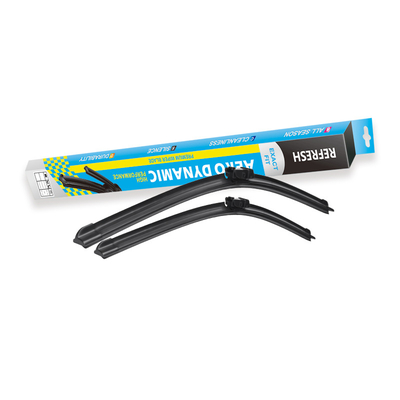 POM Plastic &amp;amp; natural rubber &amp;amp; SK6 Alloy Spine Tesla Auto Accessories Fits Tesla S Model Front Flat Aero Plus Windshield Wiper Blades TTD Rubber Wiper