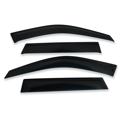 With 3m stape With 3m stape For Corolla 1991-1998 Auto Exterior Window Sun Visor Deflector Rain Guard Black 1.8mm Sunz Accessories 4pcs